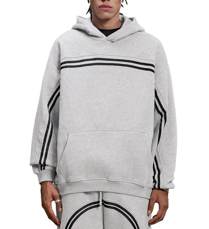 Sun Fade Contrast Tape Fleece Hoodie