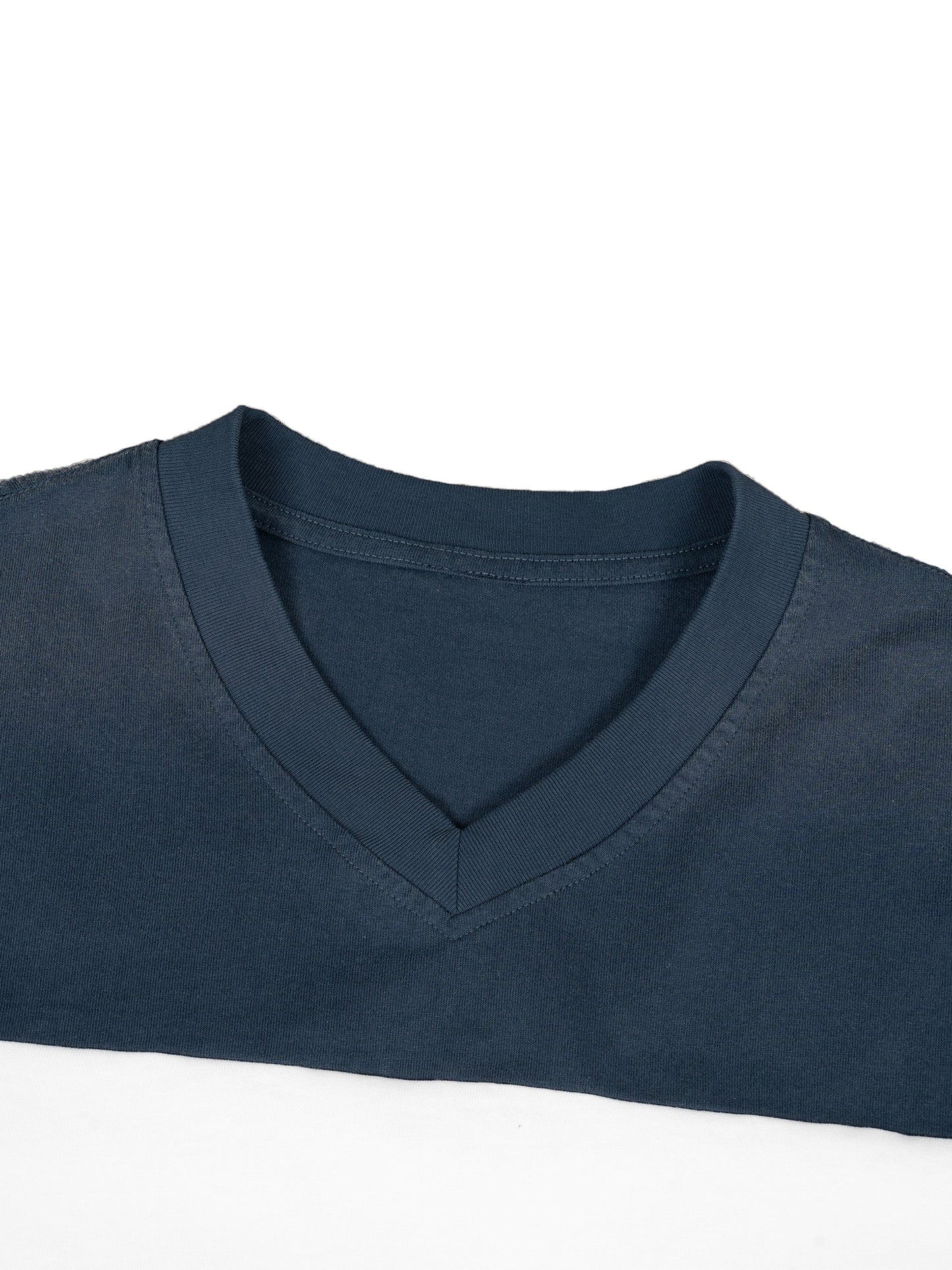 Sun Fade Color-Block Long Sleeve T-Shirt