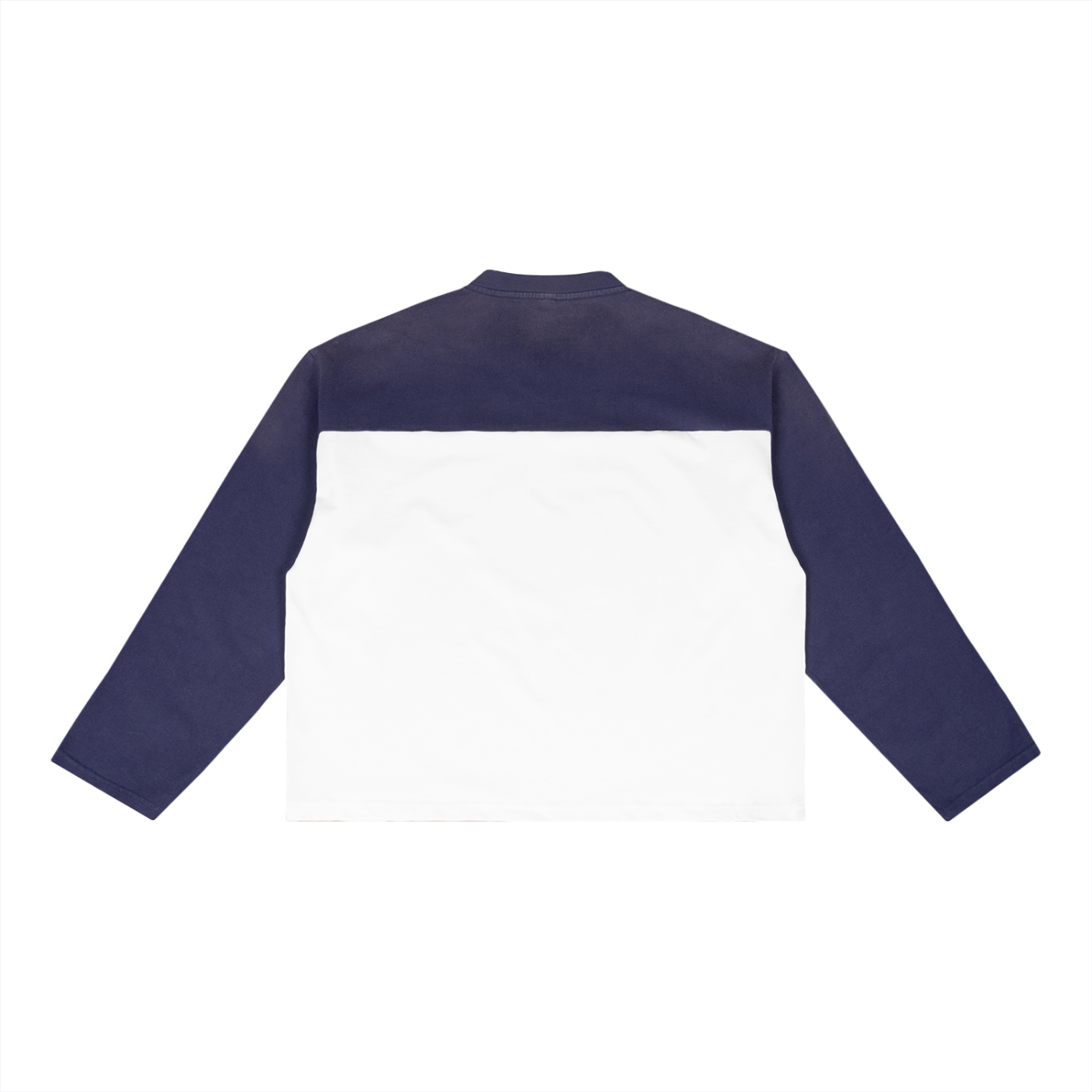 Sun Fade Color-Block Long Sleeve T-Shirt