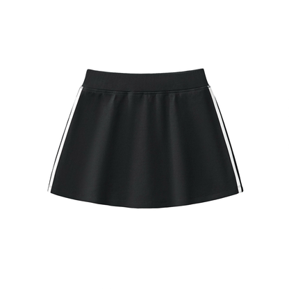 Taped Cooling Black Skirt