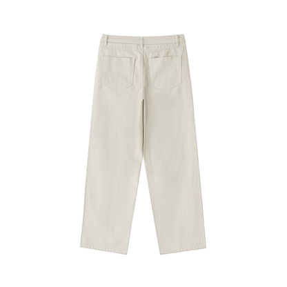 Men’s Straight-Leg Jeans - Khaki