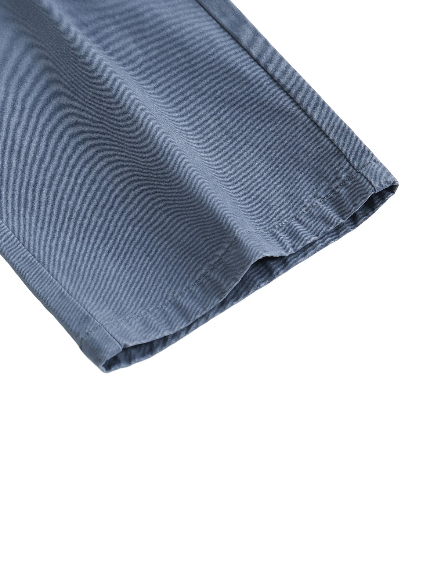 Drawstring Waist Straight-Leg Cargo Pants