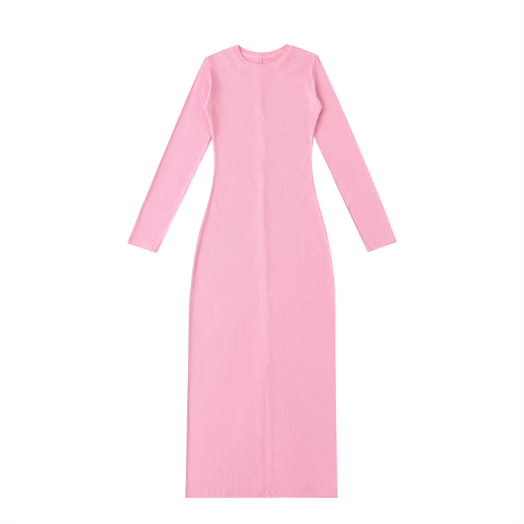 Dyed Washed Slit Maxi Dress