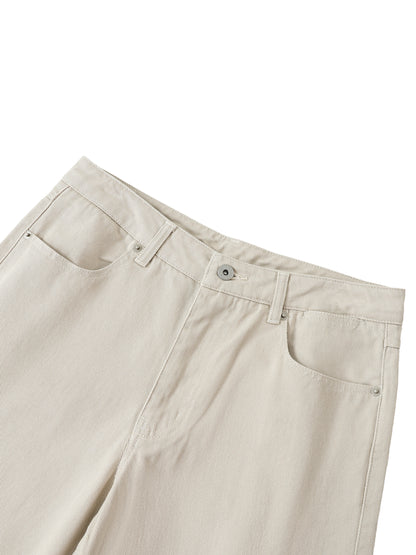 Men’s Straight-Leg Jeans - Khaki