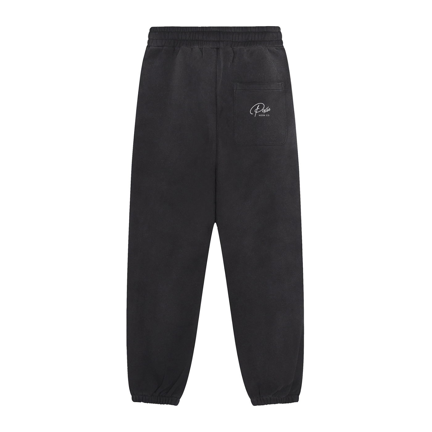 Sun Fade Contrast Tape Fleece Sweatpants - Black
